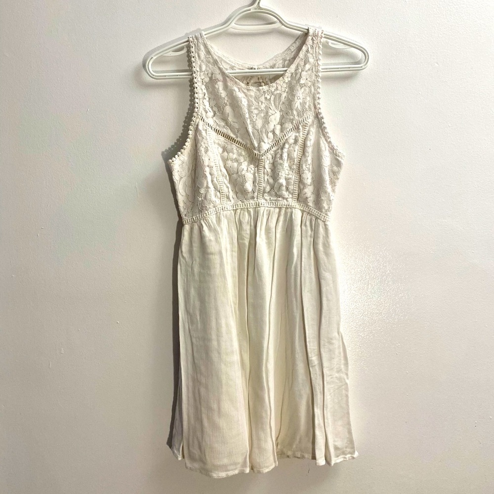 White Abercrombie and Fitch Dress
